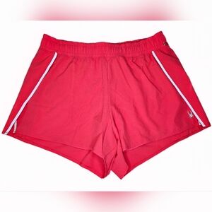 NWT Spyder Women's Athletic Reflective Lined Shorts Neon Pink Size L